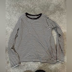 Loft purple striped top